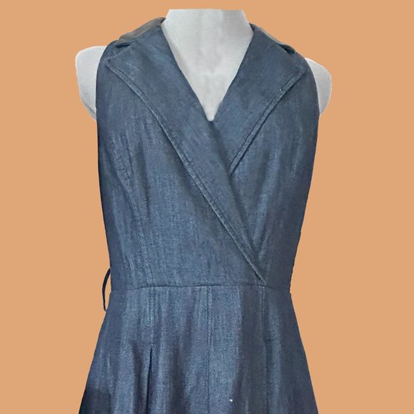 Lauren RL Blue Dress - Picture 1 of 4